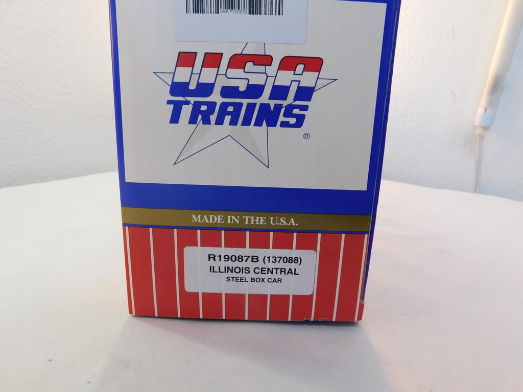 USA Trains R19087B G Scale Steel Box Car Illinois Central #1370882