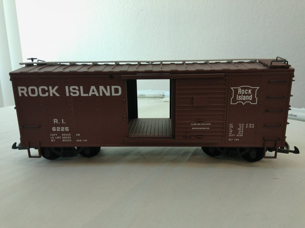 USA Trains R19104A G Scale Steel Box Car Rock Island #62250