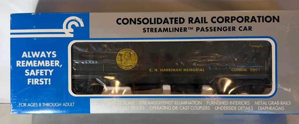 K-LINE 4507-201IC - O CONRAIL STREAMLINER PULLAN PASSENGER CAR 20010