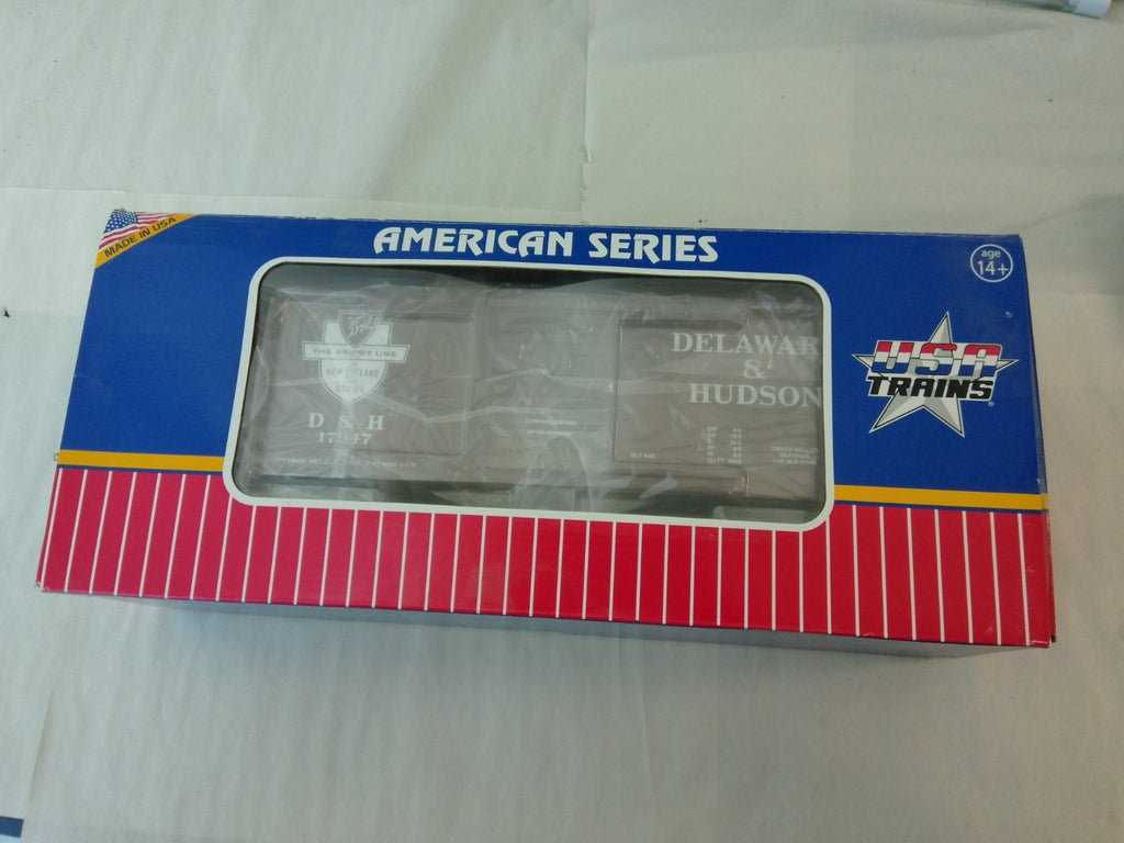 USA Trains R19107C G Scale Steel Box Car Delaware & Hudson #179472