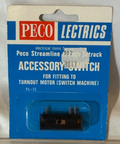 PECO lectrics Accessory Switch PL-13- Fitting Turnout Motor Machine 0