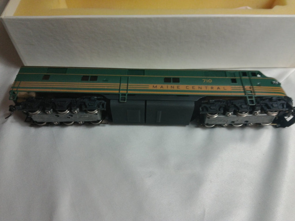 HO Scale Sunset Models Maine Central EMD E7 A-Unit Brass DC Locomotive #7104