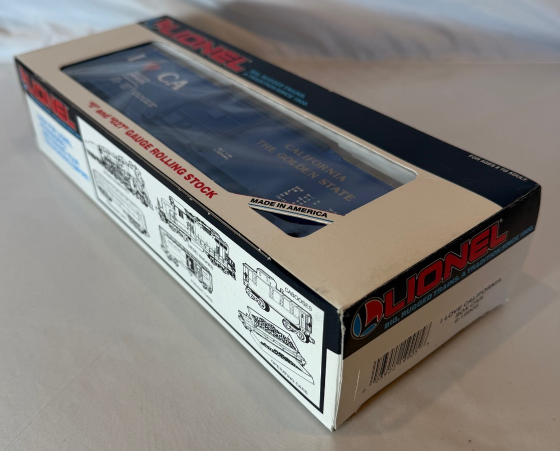 Lionel 19905 - O Scale I Love California Boxcar2