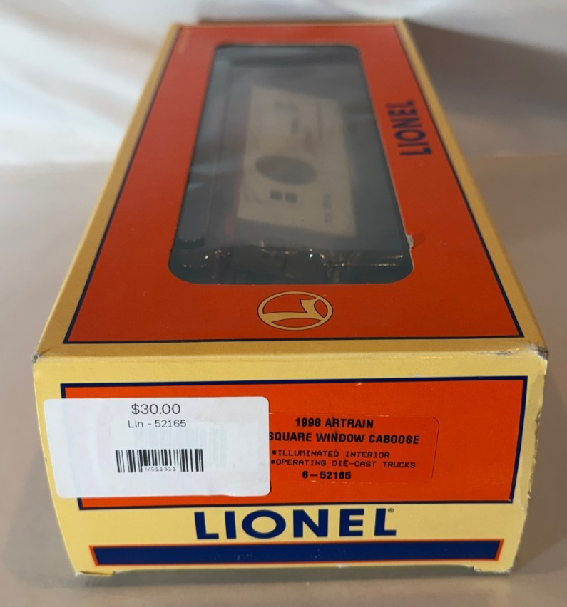 Lionel 52165 - O Scale 1998 Artrain Square Window Caboose5