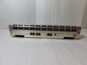 PFM Samhongsa PH III LC HO Scale Amtrak Superliner, Lounge Cafe #33020 BRASS