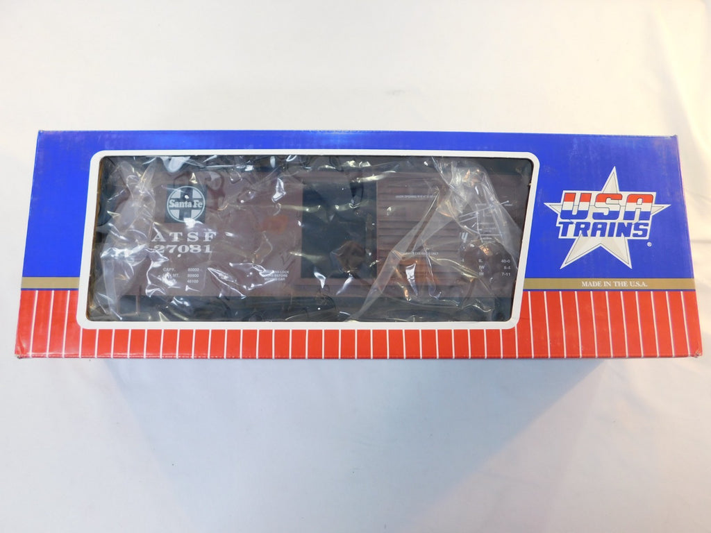 USA Trains R19075 G Scale Steel Box Car Santa Fe The Scout #270811