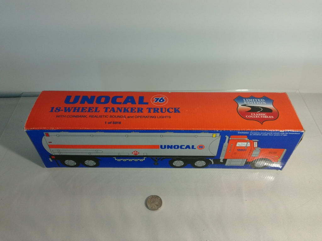 Taylor Trucks 1996 UNOCAL 76 18-Wheel Tanker Truck with Coinbank, 1 of 50161
