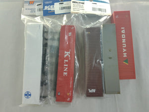 Grab Bag #5-059 HO Containers (Set of 5 Various)