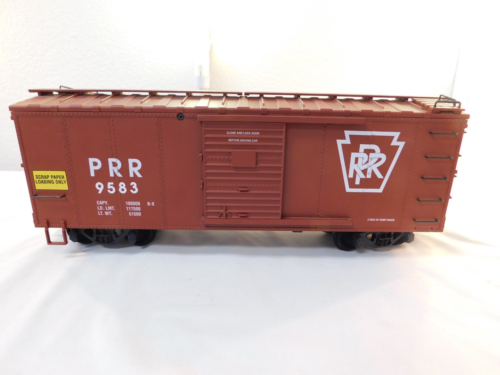 USA Trains R19062B G Scale Steel Box Car Pennsylvania #95830