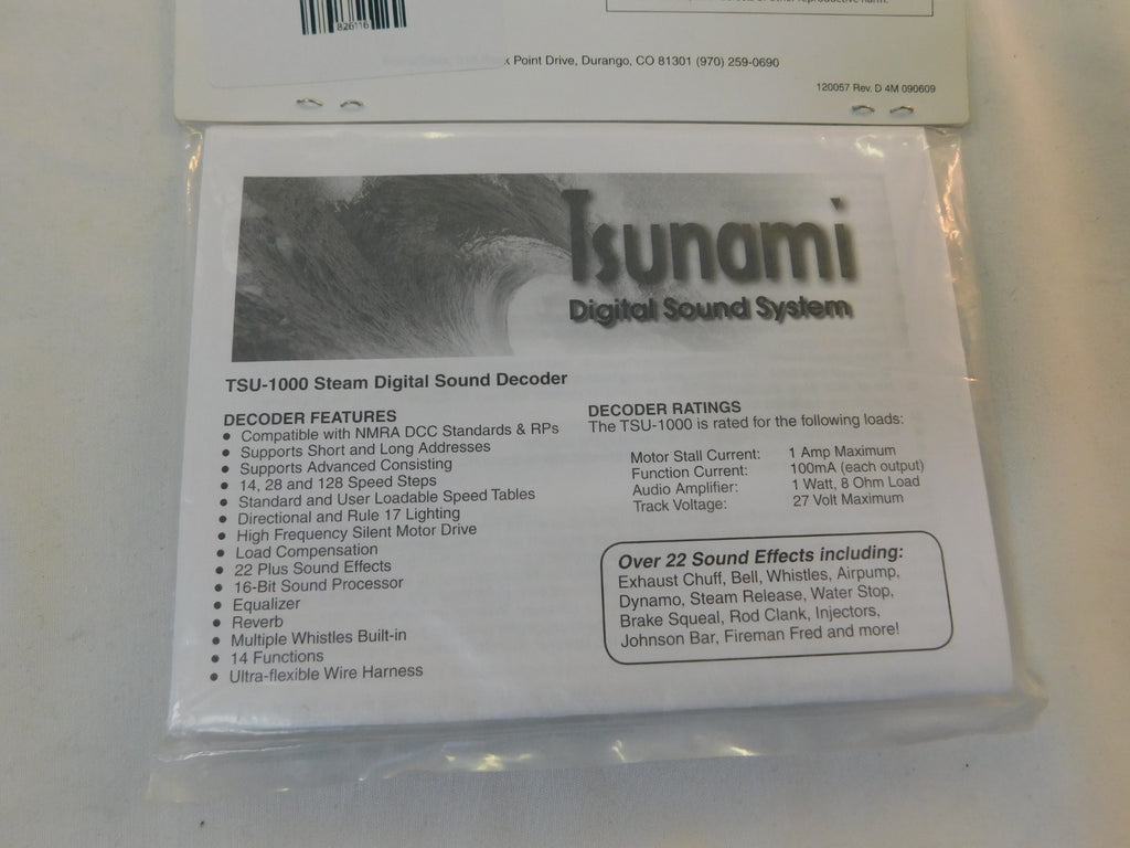 Soundtraxx Tsunami 826116 TSU-1000 Denver & Rio Grande C-Class Sound Decoder1
