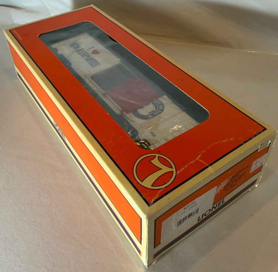 Lionel 19970 - O Scale I Love New Hampshire Boxcar2