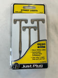 Woodland Scenics Just Plug Lighting System JP5676 HO Street Lights, Twin Lamp0