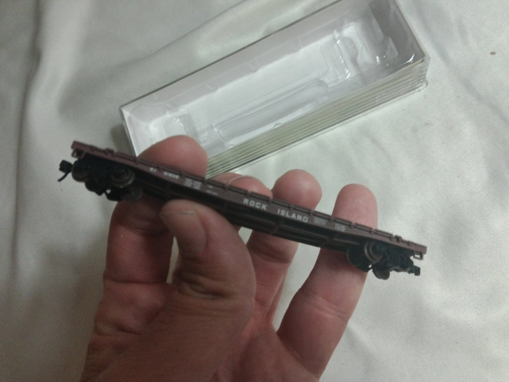 Walthers N Scale Rock Island GSC Flat Car Rolling Stock #932-8215 Boxed4