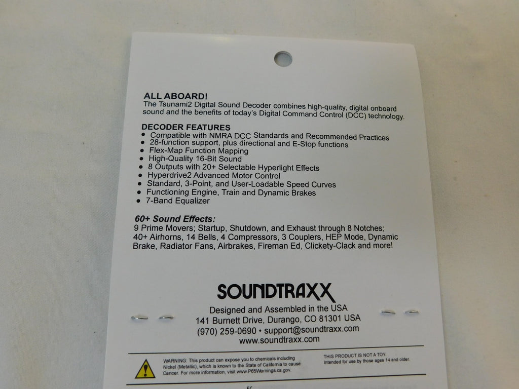 Soundtraxx Tsunami 2 885811 ALCO Diesel Models SU-21PNEM8 Digital Sound Decoder1