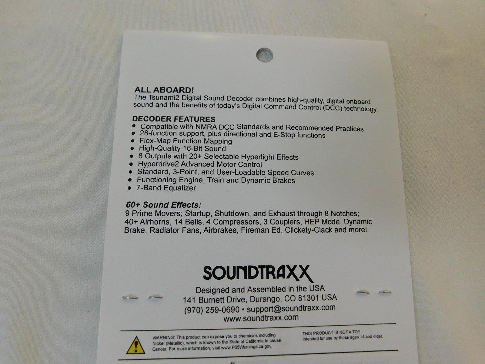 Soundtraxx Tsunami 2 885811 ALCO Diesel Models SU-21PNEM8 Digital Sound Decoder1