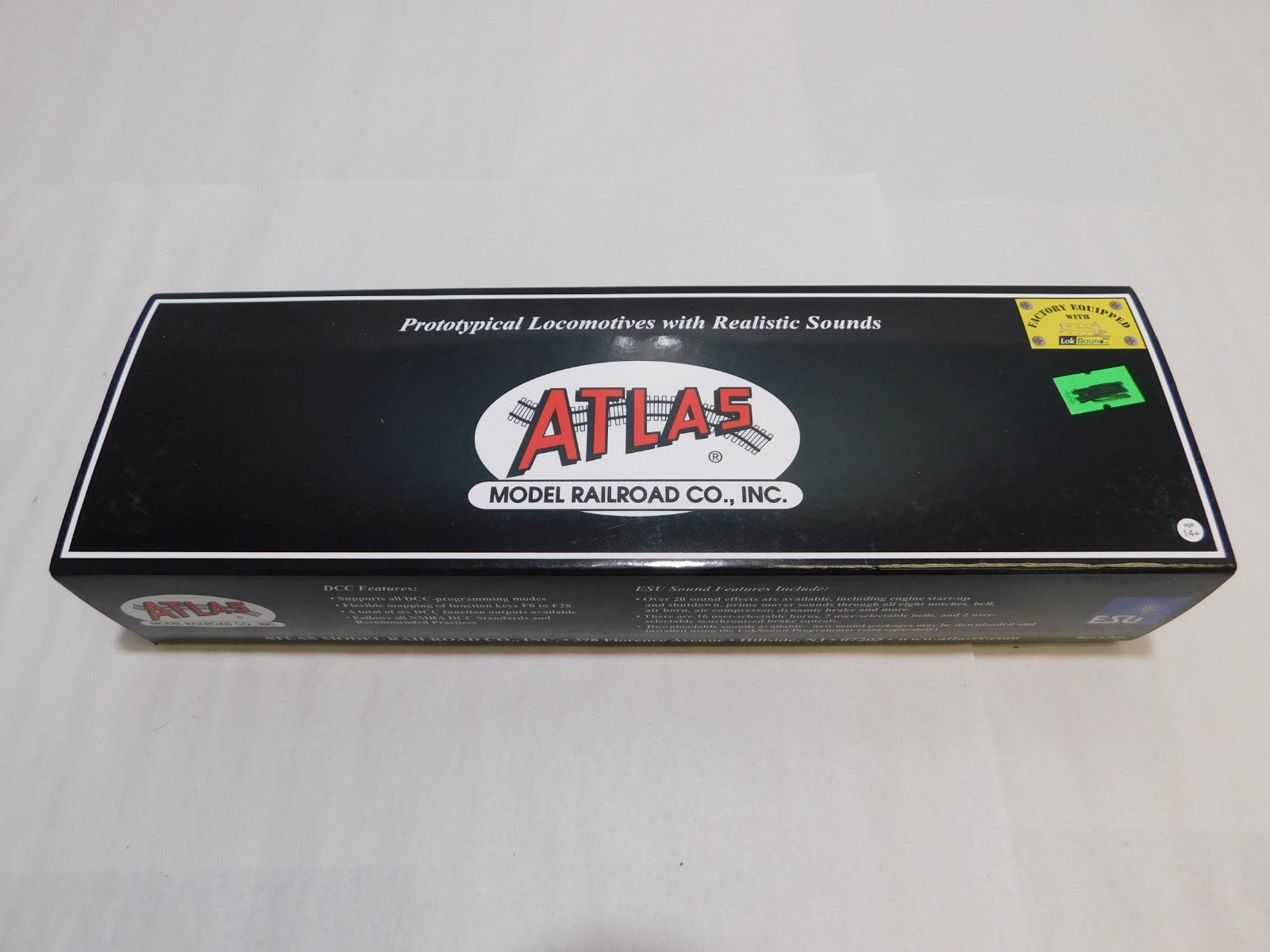 Atlas 10-004-042 HO Scale GP40 Locomotive, DCC+Sound, Rio Grande #31321