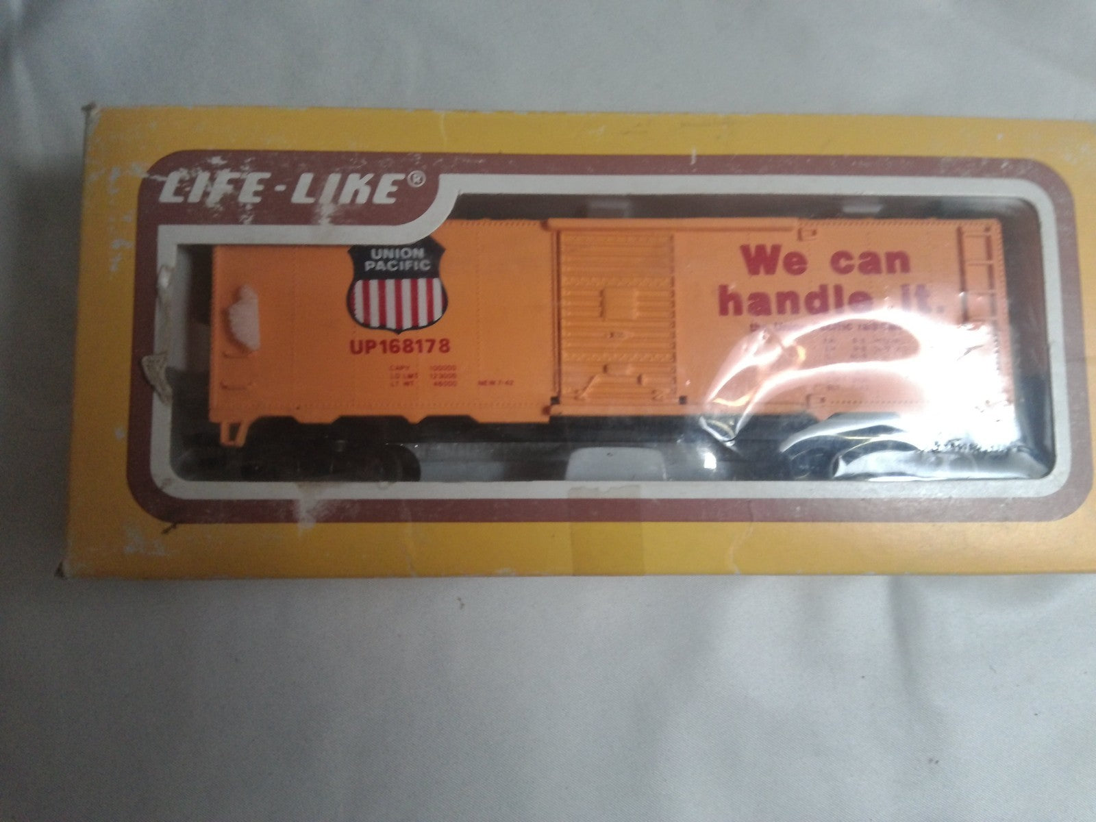 Life-Like HO Scale Union Pacific 40' Boxcar UP 168178 Boxed2