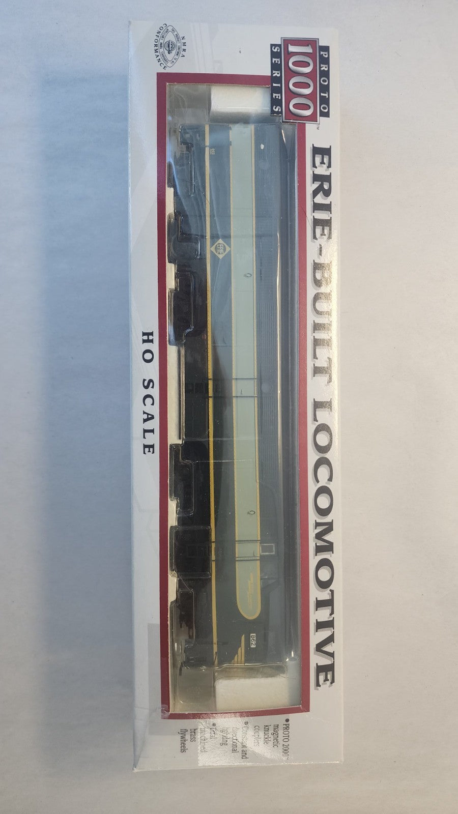Life Like 21613 HO Scale Proto 2000 Alco Locomotive, Erie Road #8621