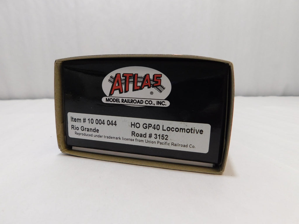 Atlas 10-004-044 HO Scale GP40 Locomotive, DCC+Sound, Rio Grande #31522