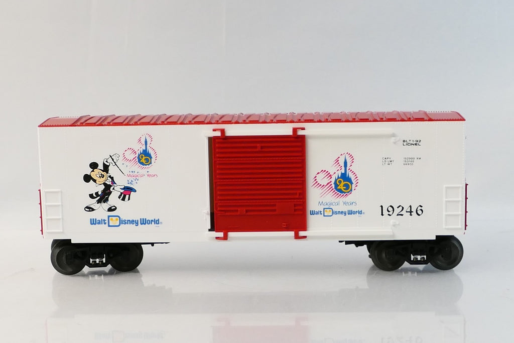 Lionel 19246 O Scale Walt Disney World 20th Anniversary Hi Cube Boxcar1