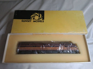 HO Scale Sunset Models Boston and Maine EMD E7 A-Unit Brass DC Locomotive