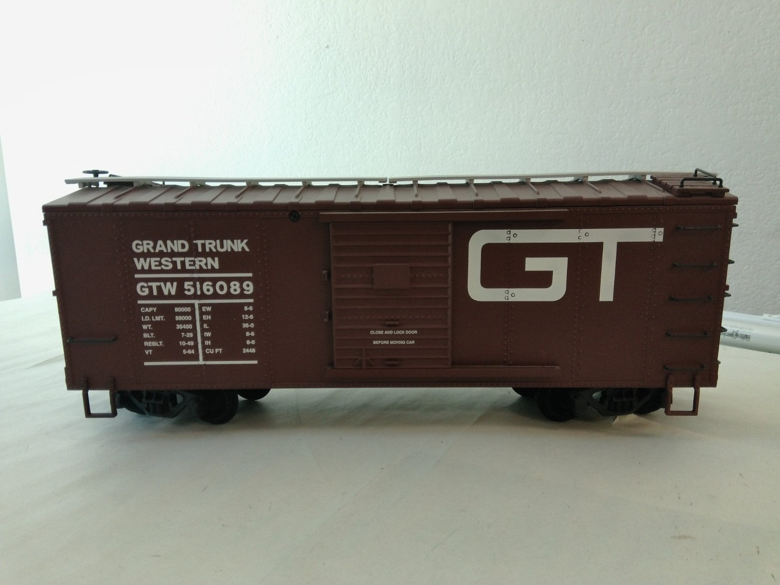 USA Trains R19110A G Scale Steel Box Car Grand Trunk #5160890