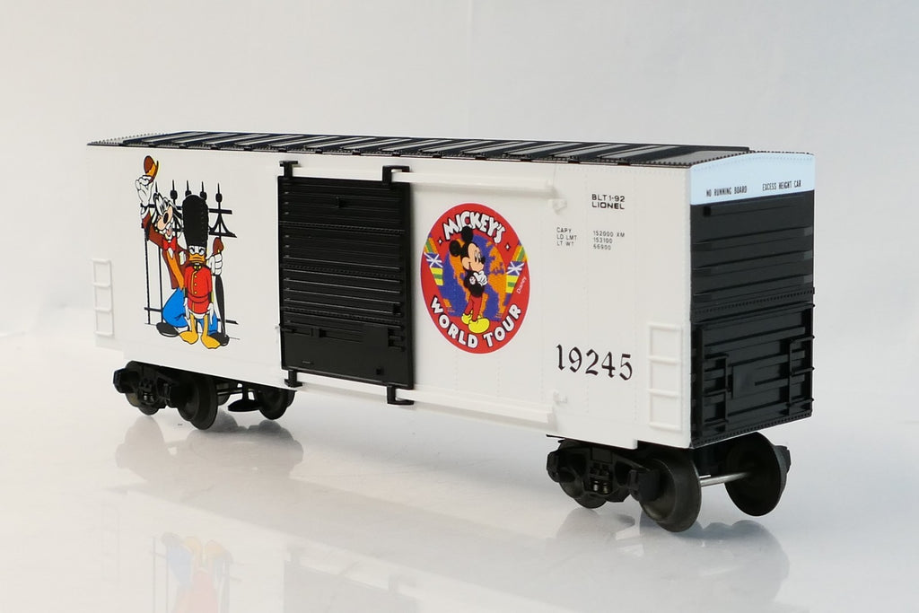 Lionel 19245 - O Scale Mickey's World Tour Hi Cube Boxcar0