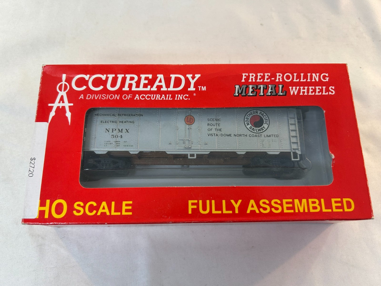 Accuready by Accurail 80020 HO Scale 40' Insulated Steel Box Car, NPMX #5041