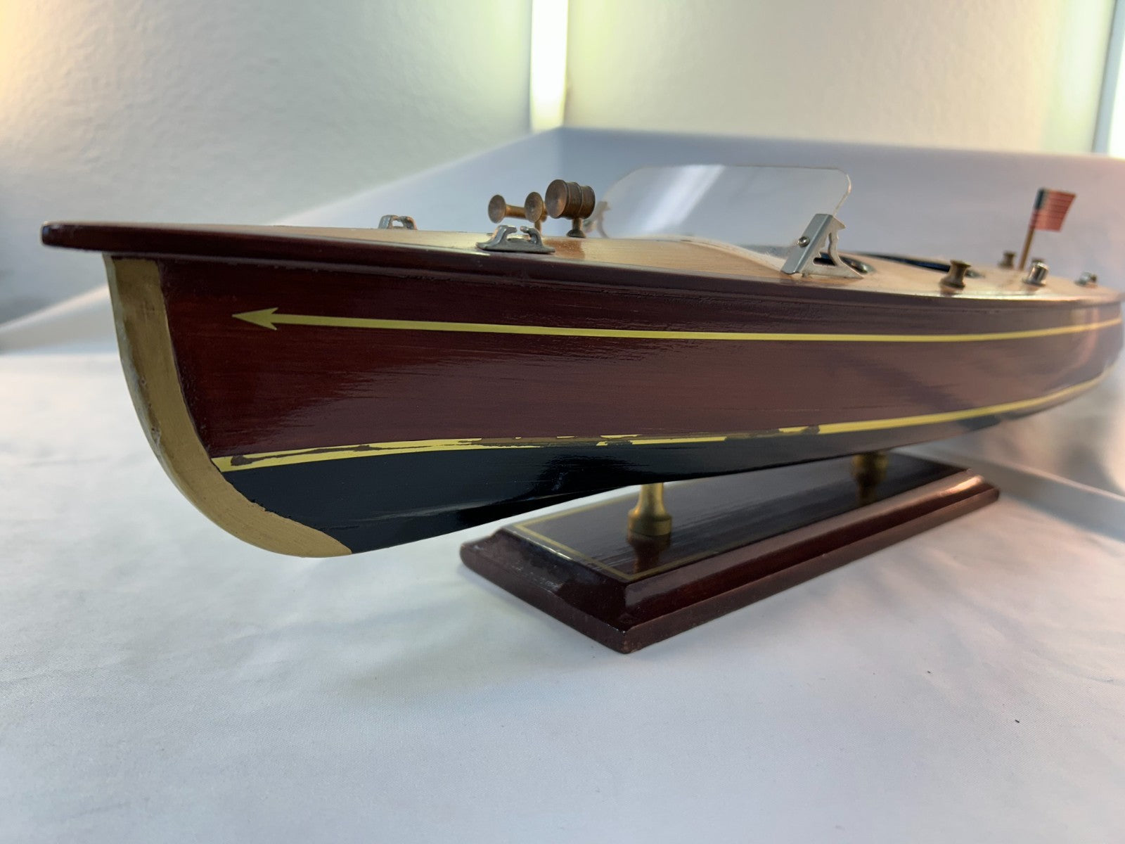 Dean & Dean 1998 20" Chris Craft Wooden Boat, Handmade *FREE SHIPPING*5