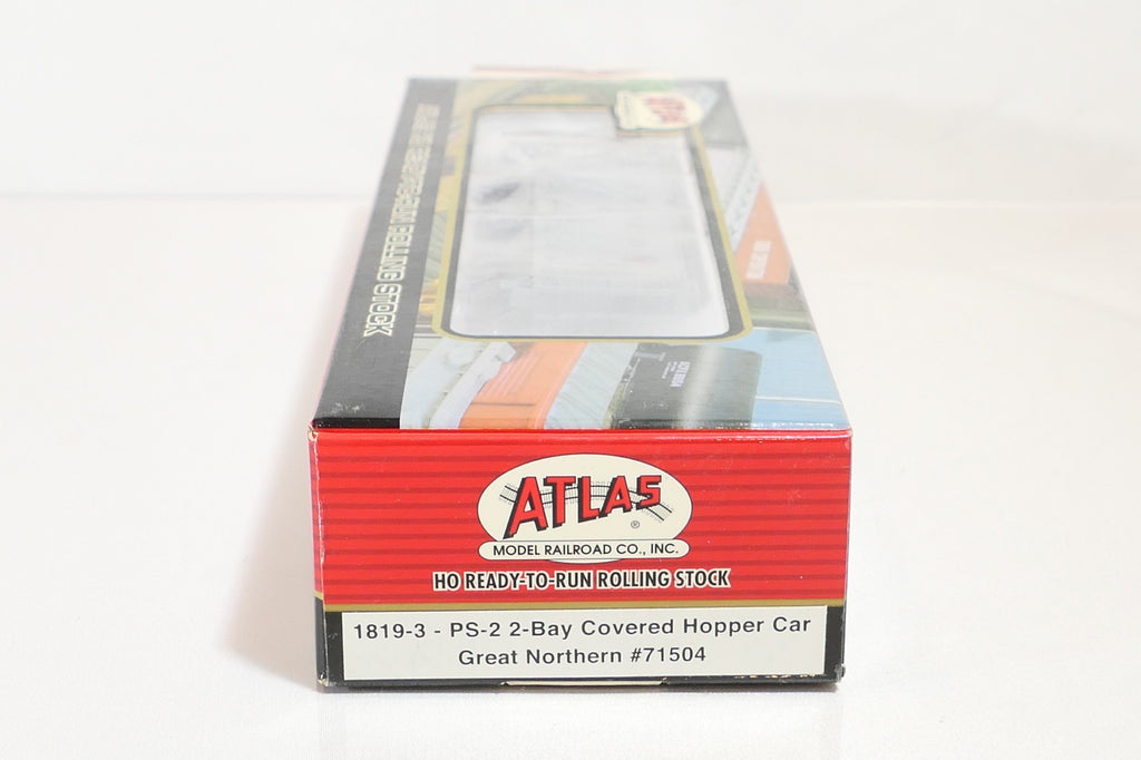Atlas 1819-3 HO Scale Covered Hopper Great Northern 71504 GN PS-2 2 Bay Freight1