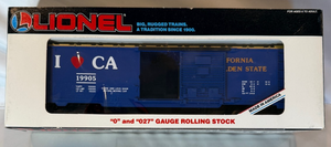 Lionel 19905 - O Scale I Love California Boxcar