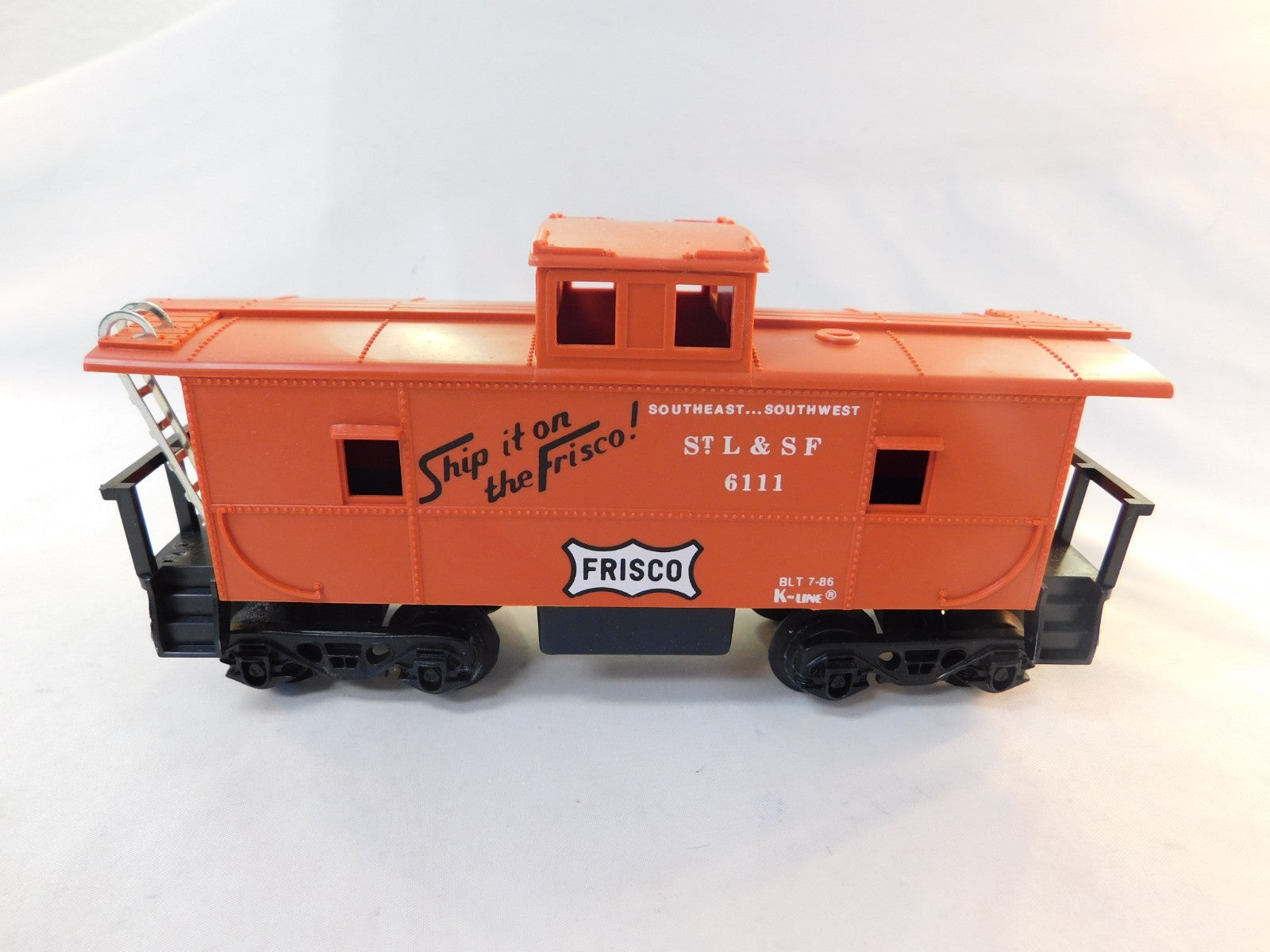 K-Line Electric Trains 6111 O Scale Caboose, Frisco STL&SF #61110