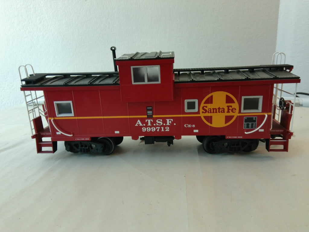 USA Trains R12101A G Scale Extended Vision Caboose Santa Fe #9997110