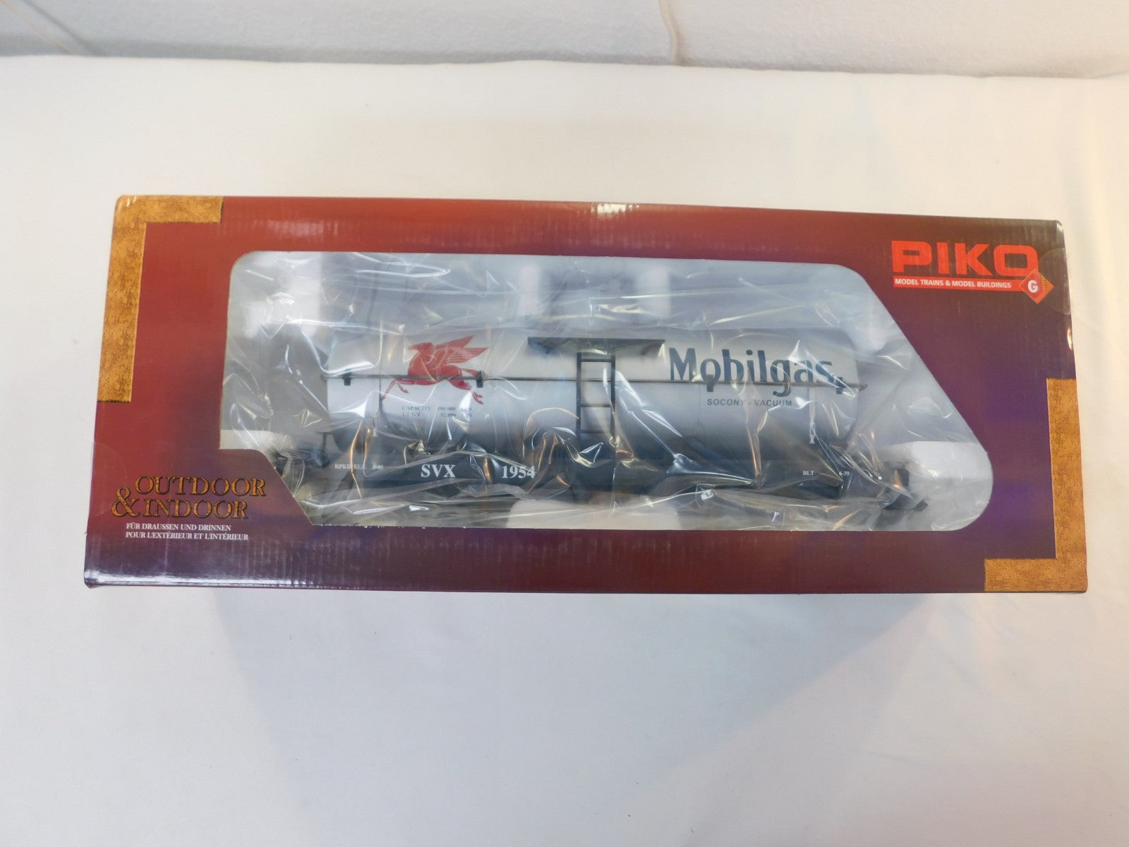 Piko 38727 G Scale Tank Car Mobilgas1