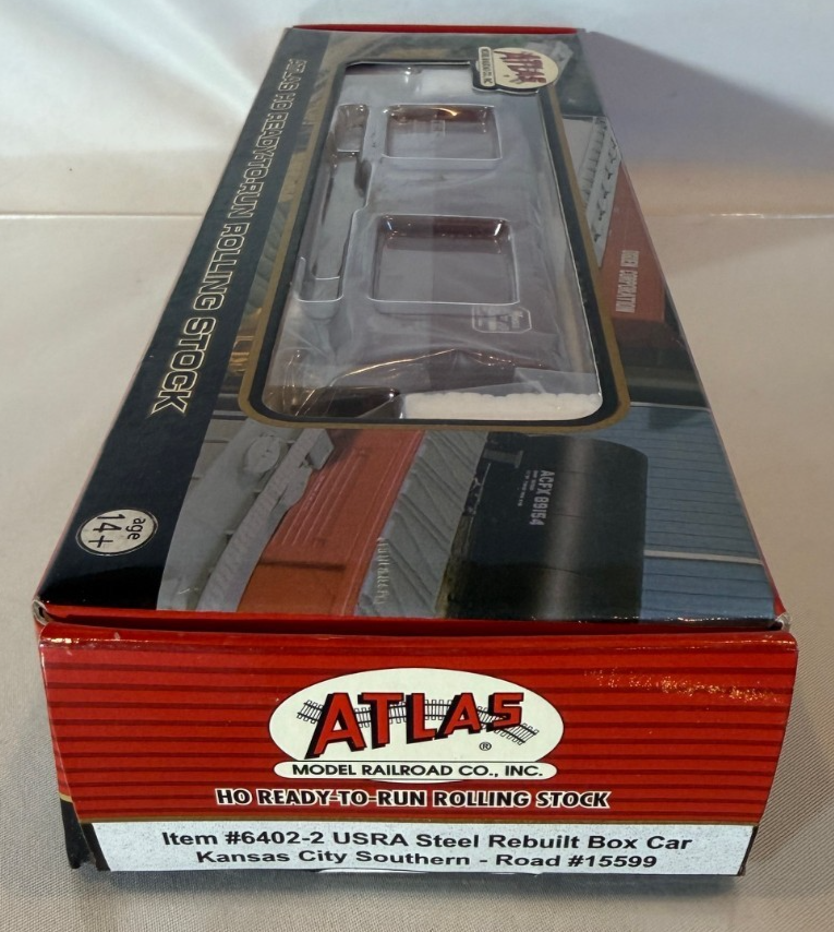 Atlas 6402-2 - HO Scale USRA Steel Boxcar Kansas City Southern Road 155994