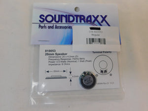 Soundtraxx Parts and Accessories 810053 20mm Speaker