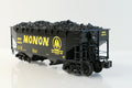 Lionel 27038 O Scale Monon 41574 Offset Hopper Rolling Stock0