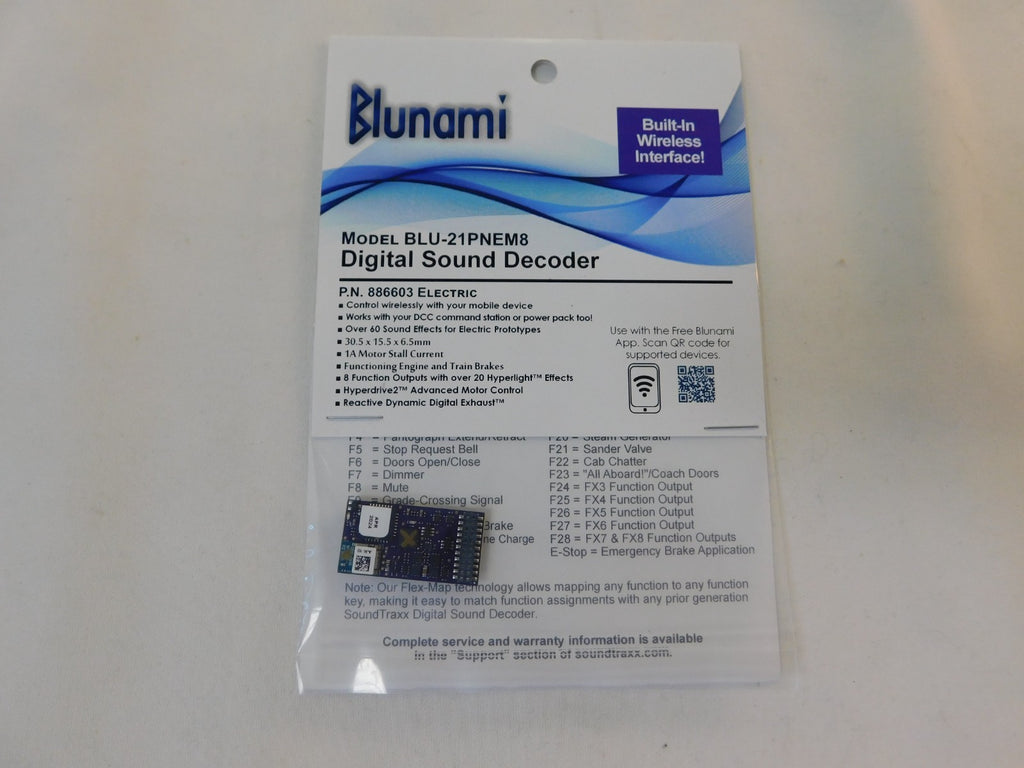 Soundtraxx Blunami 886603 Electric BLU-21PNEM8 Digital Sound Decoder0