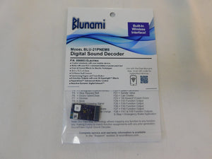 Soundtraxx Blunami 886603 Electric BLU-21PNEM8 Digital Sound Decoder