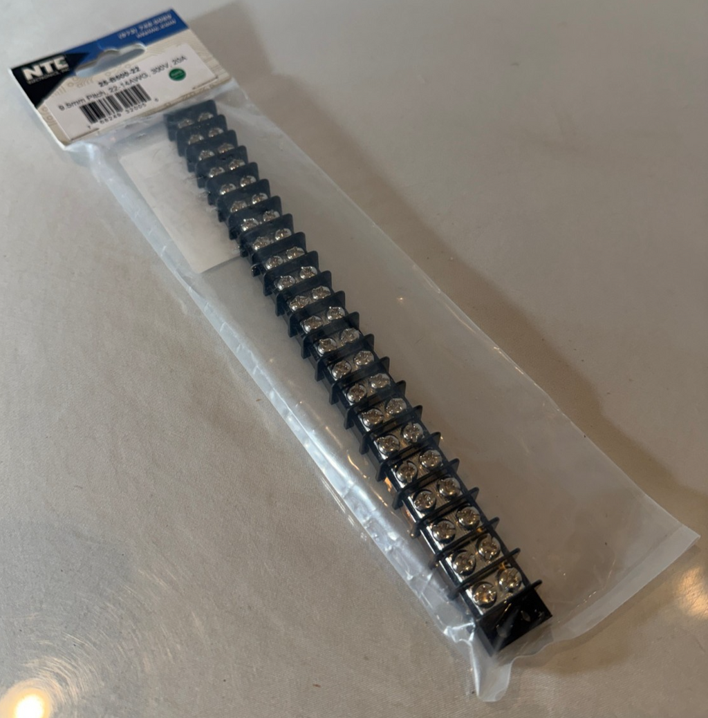 NTE Electronics 25-B500-22 Terminal Block Barrier Dual Row 9.50mm Pitch1