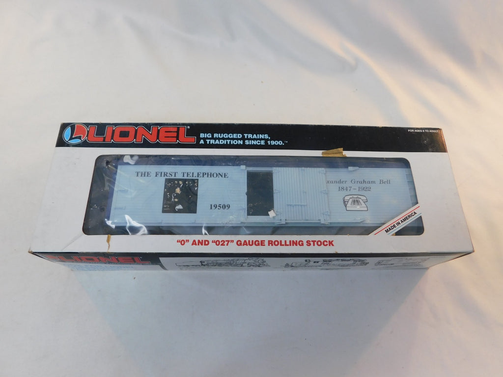 Lionel 6-19509 O Gauge Alexander Graham Bell Reefer, The First Telephone #195091