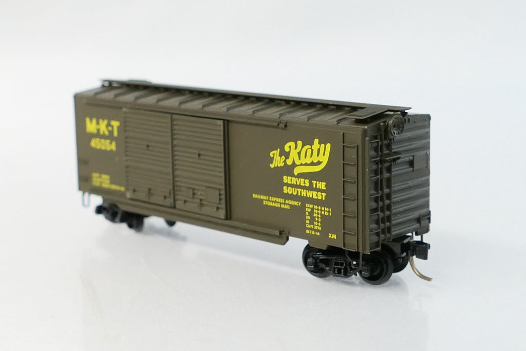 Kadee 23150 - N Scale MKT The Katy 45054 40' Double Door Standard Boxcar0