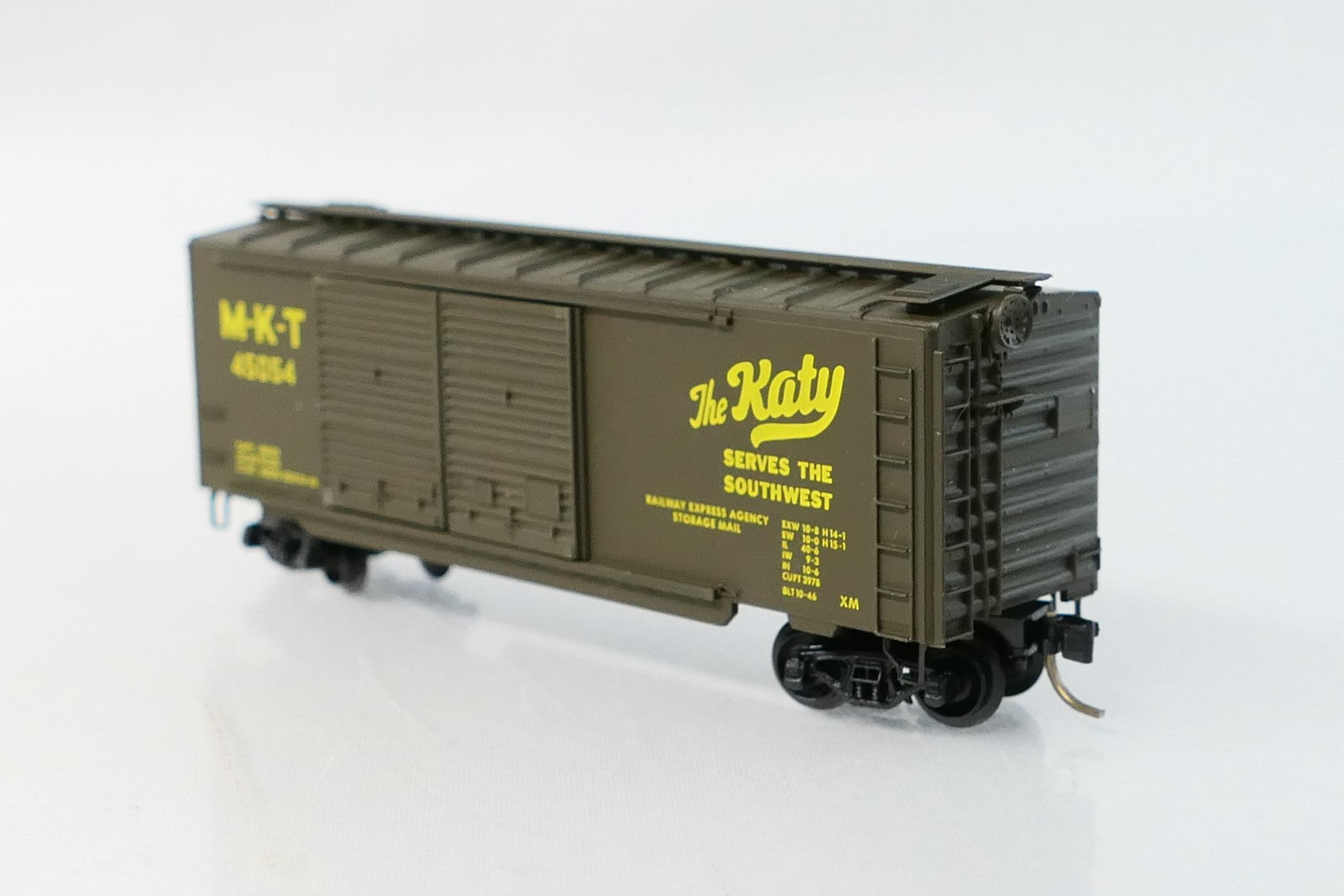 Kadee 23150 - N Scale MKT The Katy 45054 40' Double Door Standard Boxcar0