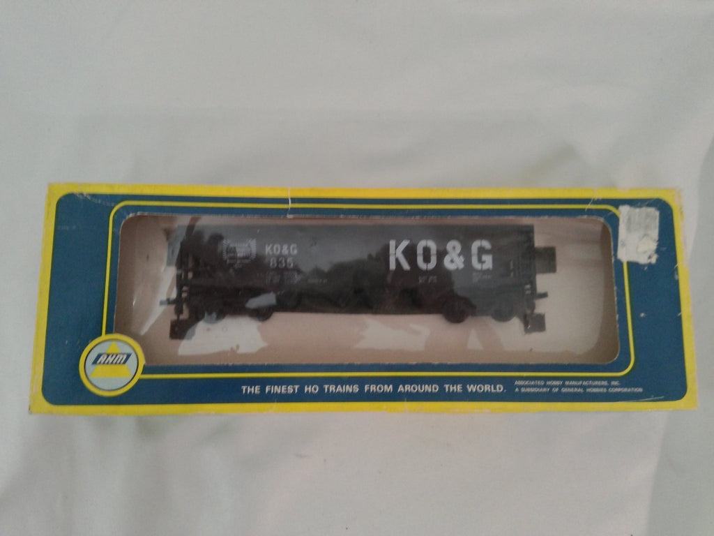AHM 685683D - HO Scale, 40' Kansas, Oklahoma & Gulf Open Hopper Car, #835,1