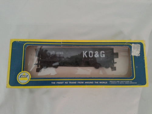 AHM 685683D - HO Scale, 40' Kansas, Oklahoma & Gulf Open Hopper Car, #835,1