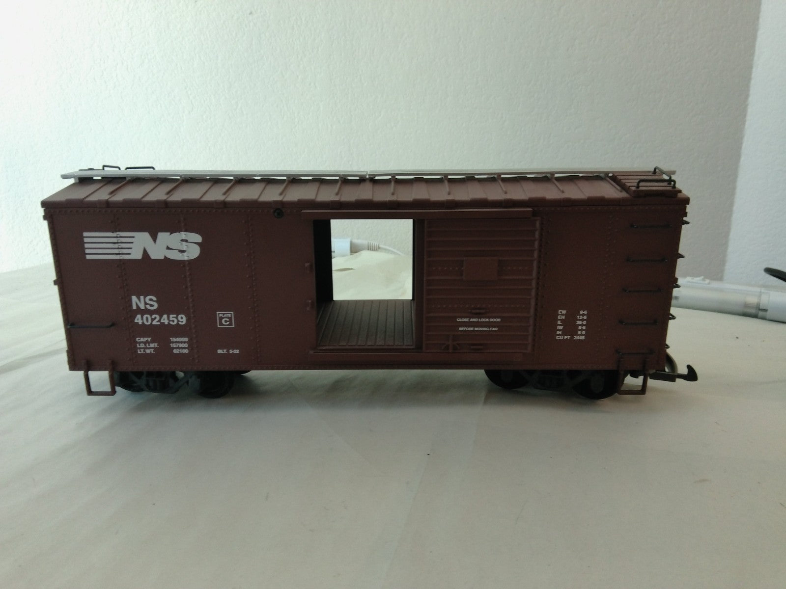 USA Trains R19103C G Scale Steel Box Norfol Southern #4024591