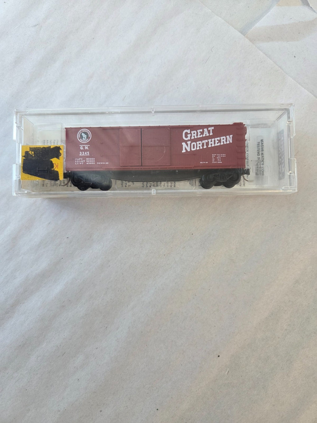 Micro Trains #43040 N Scale 40' Wood Boxcar "Great Northern 3345"1