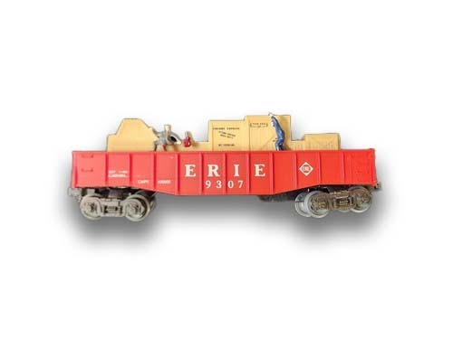 Lionel 9307 - Erie O Gondola Freight Cars0