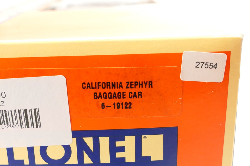 Lionel 19122 - O Scale California Zephyr Baggage Denver & Rio Grande Western7