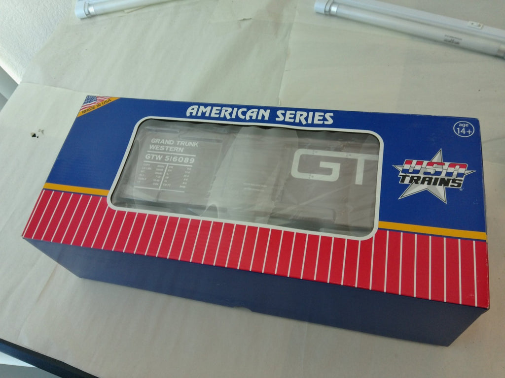 USA Trains R19110A G Scale Steel Box Car Grand Trunk #5160892